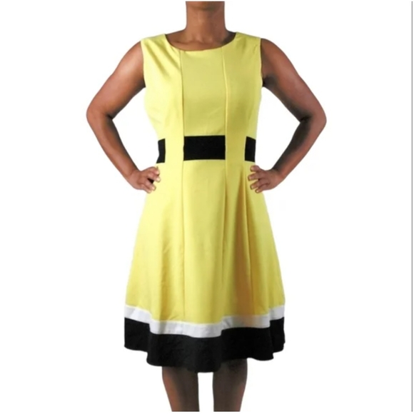 Calvin Klein Colorblock Dress - Picture 5 of 16